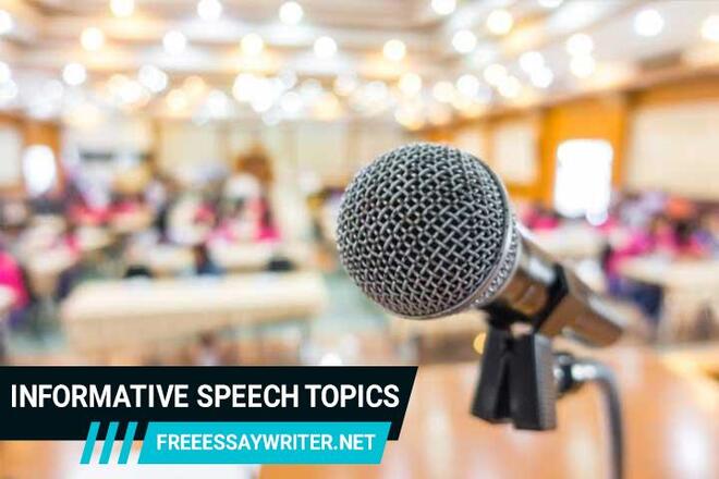 ideas for informative speeches for public speaking class